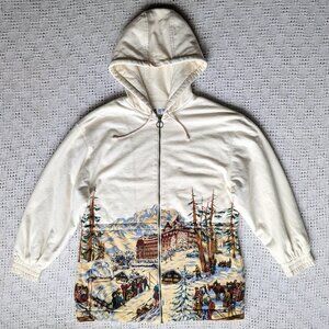 Cerruti 1881 Sport S.p.a. Luxury Knit Jacket Thick Hoodie 42 Men's US Medium